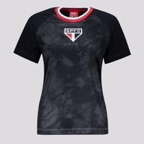 Camisa São Paulo Trança Feminina Preta