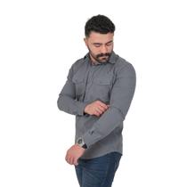 Camisa Sarja Cinza Classic MVCK