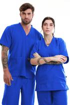 Camisa scrub unissex privativo - pronta entrega