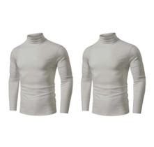 Camisa segunda pele gola alta /kit com 2 unidades - Freitas Modas