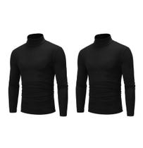 Camisa segunda pele gola alta /kit com 2 unidades