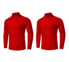 Camisa segunda pele gola alta /kit com 2 unidades - Freitas Modas