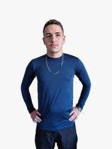 Camisa segunda pele masculina Gola careca Camisa segunda pele masculina Gola careca