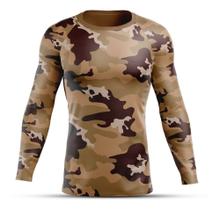 Camisa Segunda Pele Tática Blusa Masculina Térmica Rashguard Manga Longa Militar Bope Rota PACE 7