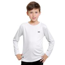Camisa segunda pele UV Infantil Moda Praia Verão Tamanhos 2 a 16 anos juvenil