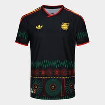 Camisa Seleção Jamaica Away Jogador 2026 s/n Adidas Masculina Camisa Seleção Jamaica Away Jogador 2026 s/n Adidas Masculina