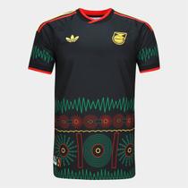 Camisa Seleção Jamaica Away Torcedor 2026 s/n Adidas Masculina Camisa Seleção Jamaica Away Torcedor 2026 s/n Adidas Masculina