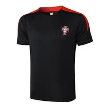 Camisa Seleção Portugal Modelo Treino 24/25 Preta Torcedor