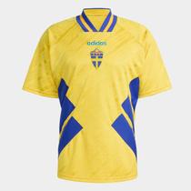 Camisa Seleção Suecia Home 1994 s/n Adidas Masculina Camisa Seleção Suecia Home 1994 s/n Adidas Masculina