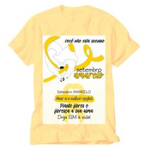 camisa setembro amarelo camiseta uma chance na vida