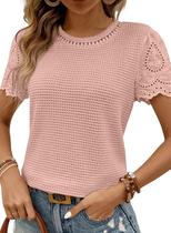 Camisa SHEWIN 2025 Spring Fashion Trend Feminina Rosa Tamanho GG