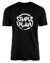 Camisa Show Simple Plan Banda Pop Camiseta Masculina