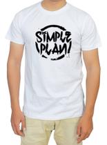 Camisa Show Simple Plan Banda Pop Camiseta Masculina