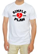Camisa Show Simple Plan Since 1999 Pop Rock Emo - SEMPRENALUTA