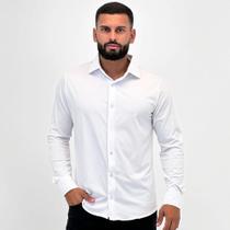 Camisa Sibra Elástica Manga Longa Masculina Camisa Sibra Elástica Manga Longa Masculina