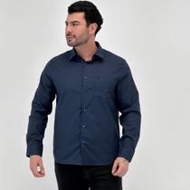Camisa Sibra Lisa Regular Manga Longa Masculina Camisa Sibra Lisa Regular Manga Longa Masculina