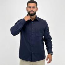 Camisa Sibra Manga Longa em Flanela com Bolso Masculina Camisa Sibra Manga Longa em Flanela com Bolso Masculina