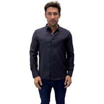 Camisa Sibra Manga Longa Slim Masculina Camisa Sibra Manga Longa Slim Masculina
