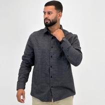 Camisa Sibra Manga Longa Xadrez Flanela Masculina Camisa Sibra Manga Longa Xadrez Flanela Masculina
