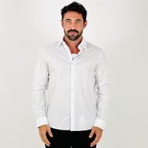 Camisa Sibra Slim Manga Longa Masculina Camisa Sibra Slim Manga Longa Masculina