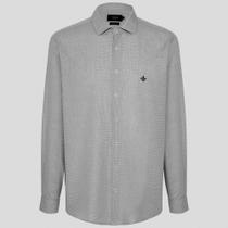 Camisa Slim Dudalina Micro Vichy Ve26 Preto Masculino