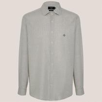 Camisa Slim Dudalina Micro Vichy Ve26 Verde Masculino