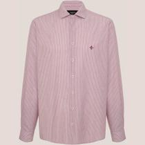 Camisa Slim Dudalina Micro Vichy Ve26 Vermelho Masculino
