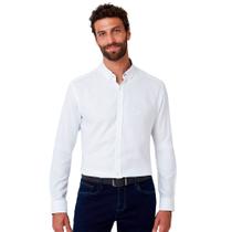 Camisa Slim Dudalina Oxford Superfine In24 Branco Masculino