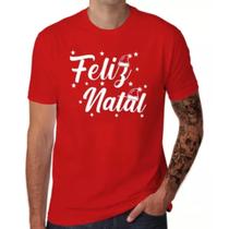 Camisa Slim Estampada Feliz Natal