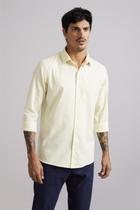 Camisa Slim Fit - Amarelo