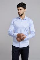 Camisa Slim Fit - Azul Claro Camisa Slim Fit - Azul Claro