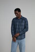 Camisa Slim Fit - Azul Marinho Camisa Slim Fit - Azul Marinho