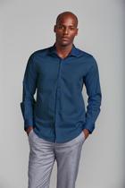 Camisa Slim Fit - Azul Marinho Camisa Slim Fit - Azul Marinho