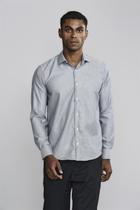 Camisa Slim FIt - Cinza Claro