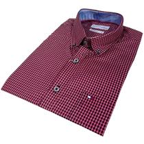 Camisa Slim Fit Masculina Xadrez Curta Country Western Newss Camisa Slim Fit Masculina Xadrez Curta Country Western Newss