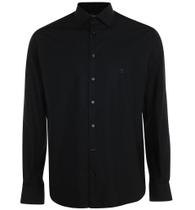 Camisa Slim Individual Stretch In24 Preto Masculino