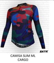 Camisa slim jersey cargo