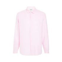 Camisa slim linen rosa claro - dudalina 2