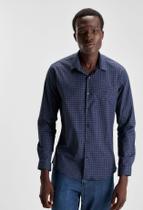 Camisa Slim Manga Longa Xadrez Mercerizadas Camisa Slim Manga Longa Xadrez Mercerizadas