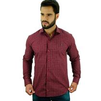 Camisa Slim Tricoline Xadrez