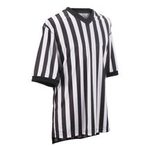 Camisa Smittybilt de Árbitro Gola V Preto/Branco 4X-GRANDE Camisa Smittybilt de Árbitro Gola V Preto/Branco 4X-GRANDE