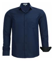 Camisa Social Amil C/bolso Tecido Magnetado Não Amassa 1853