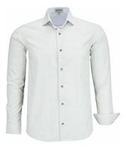 Camisa Social Amil Manga Longa Algodão, Linho E Viscose 1809