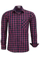 Camisa Social Amil Manga Longa Com Bolso Xadrez Fio Tinto 100% Algodão 1925 Camisa Social Amil Manga Longa Com Bolso Xadrez Fio Tinto 100% Algodão 1925