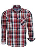 Camisa Social Amil Manga Longa Com Bolso Xadrez Fio Tinto 100% Algodão 1925 Camisa Social Amil Manga Longa Com Bolso Xadrez Fio Tinto 100% Algodão 1925
