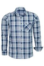 Camisa Social Amil Manga Longa Com Bolso Xadrez Fio Tinto 100% Algodão 1925 Camisa Social Amil Manga Longa Com Bolso Xadrez Fio Tinto 100% Algodão 1925