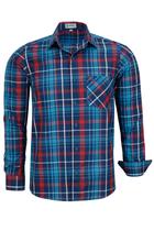 Camisa Social Amil Manga Longa Com Bolso Xadrez Fio Tinto 100% Algodão 1925 Camisa Social Amil Manga Longa Com Bolso Xadrez Fio Tinto 100% Algodão 1925