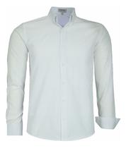 Camisa Social Amil Manga Longa Comfort Fácil De Passar 1826