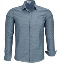 Camisa Social Amil Manga longa Exclusiva Azul Camisa Social Amil Manga longa Exclusiva Azul