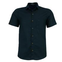 Camisa Social Amil Masculina Comfort Manga Curta Com Bolso 100% Algodão 1740
